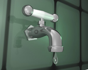 Image showing Faucet Leak