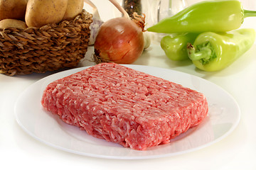 Image showing Minced meat