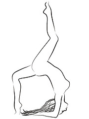 Image showing Female Gymnast