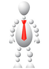 Image showing Man in red tie