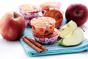 Image showing apple muffins