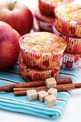 Image showing apple muffins