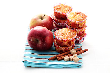 Image showing apple muffins