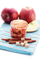 Image showing apple muffins