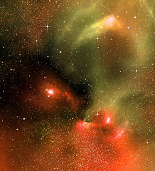 Image showing starry background of deep outer space