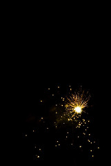 Image showing Arial fireworks