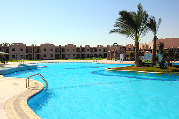 Image showing swimming pool in hotel