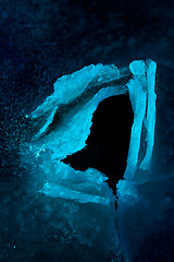 Image showing Frozen water