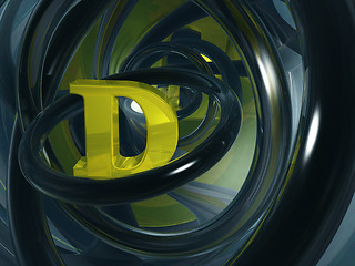 Image showing letter d