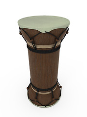 Image showing Talking drum standing