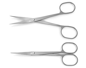 Image showing Manicure scissors closed and opened 