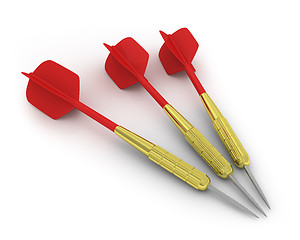 Image showing Three darts 