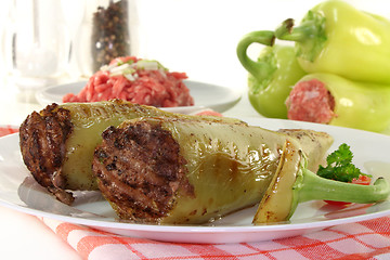 Image showing Stuffed peppers