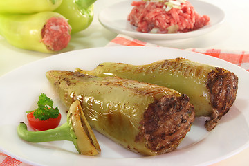 Image showing Stuffed peppers