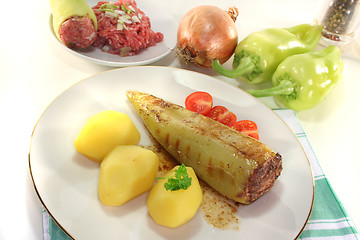 Image showing stuffed peppers