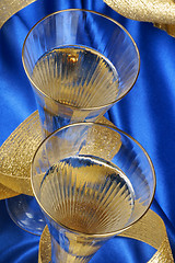 Image showing Two glasses of spumante
