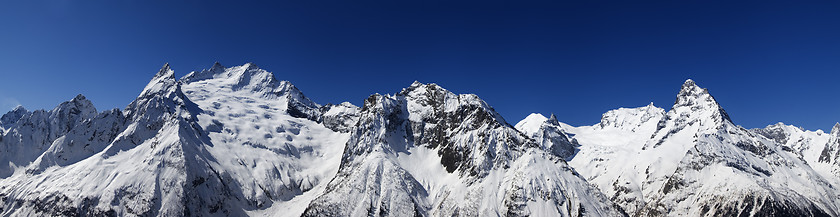 Image showing Panorama Caucasus Mountains