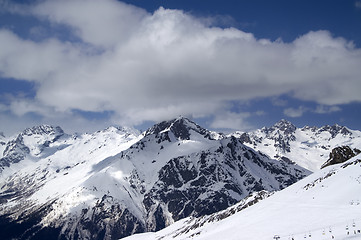 Image showing Ski resort