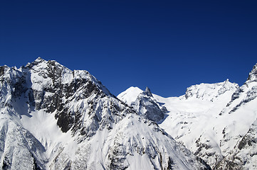 Image showing Mountains in fair weather