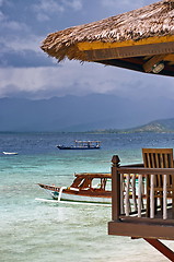 Image showing Wonderful tropical beach resort