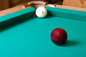 Image showing Russian billiards.