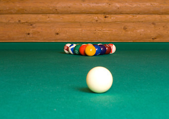 Image showing Pool balls.