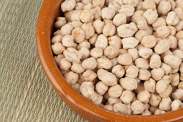 Image showing White chickpeas