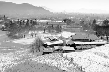 Image showing Farm In Winter