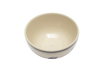 Image showing A bowl isolated on white