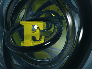 Image showing letter e