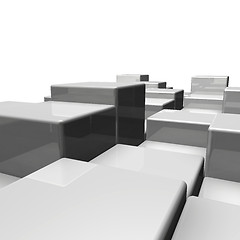 Image showing cubes background