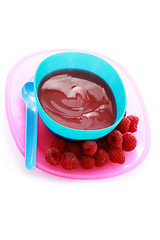 Image showing raspberries - baby food