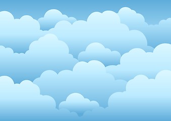 Image showing Cloudy sky background 1