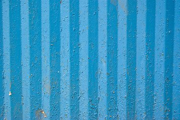 Image showing Background Texture Of Corrugated Iron