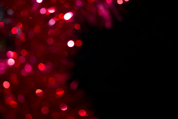 Image showing Abstract christmas lights as background