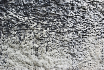 Image showing black and white crumpled abstract texture