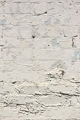 Image showing White brick wall