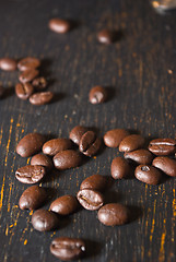 Image showing Coffee grunge background