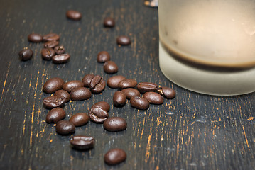 Image showing Coffee grunge background