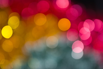 Image showing Abstract christmas lights as background