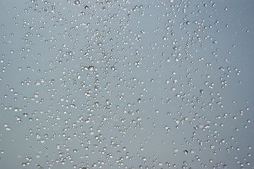 Image showing Water flowing in the shower