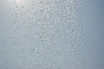 Image showing Water flowing in the shower