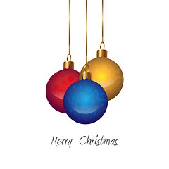 Image showing Christmas Balls