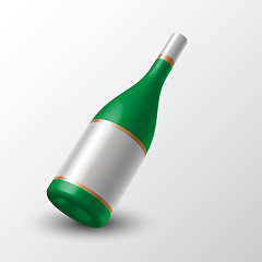 Image showing  green bottle