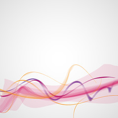 Image showing abstract background with waves