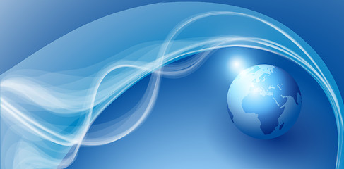 Image showing abstract earth globe background