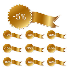 Image showing discount labels