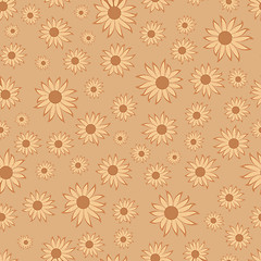 Image showing seamless pattern with flowers