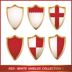 Image showing collection of shields