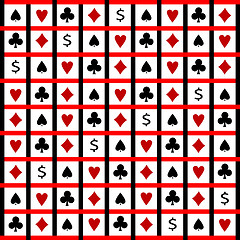 Image showing card symbols composition